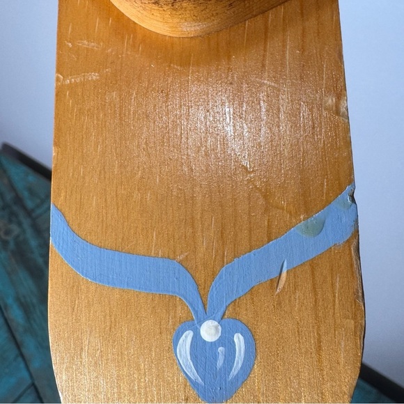 Vintage Wooden Carved Cat - Picture 15 of 15